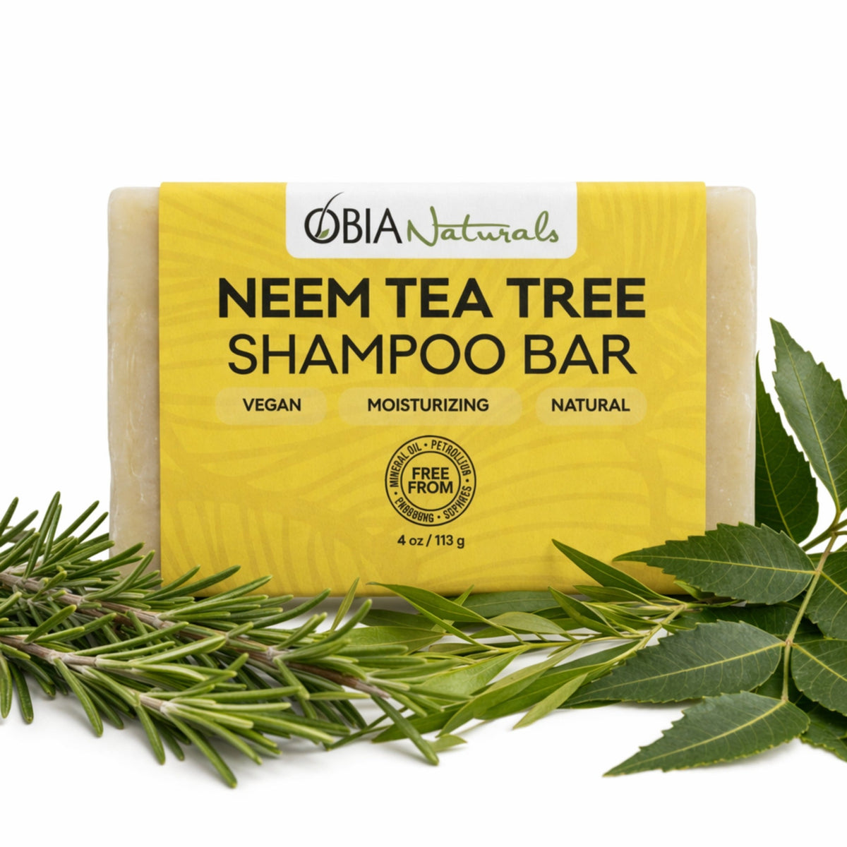 OBIA Naturals Neem Tea Tree Shampoo Bar