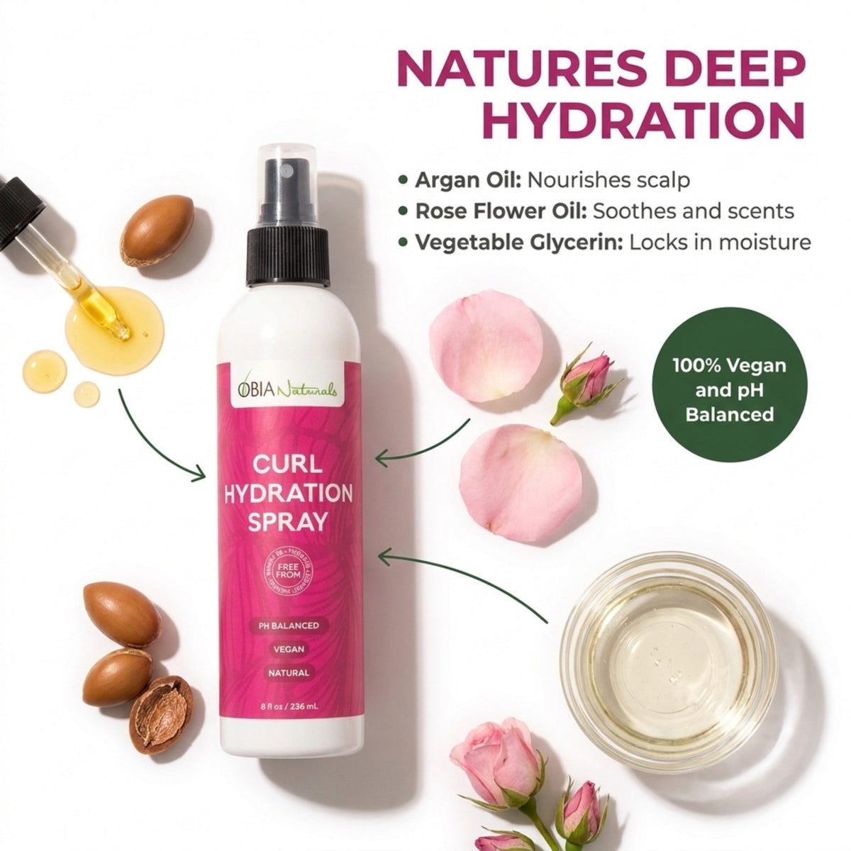 OBIA Naturals Curl Hydration Spray