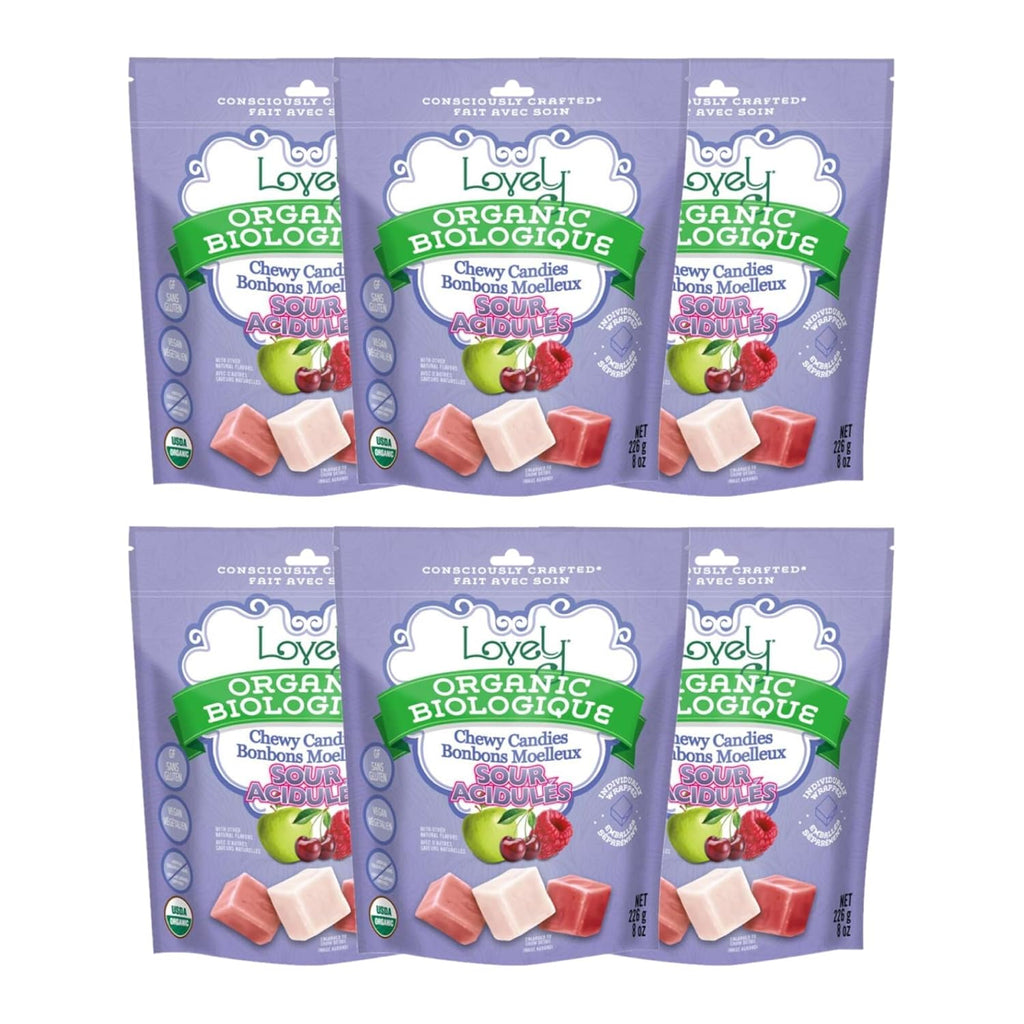 Lovely Organic Sour Chewy Candies